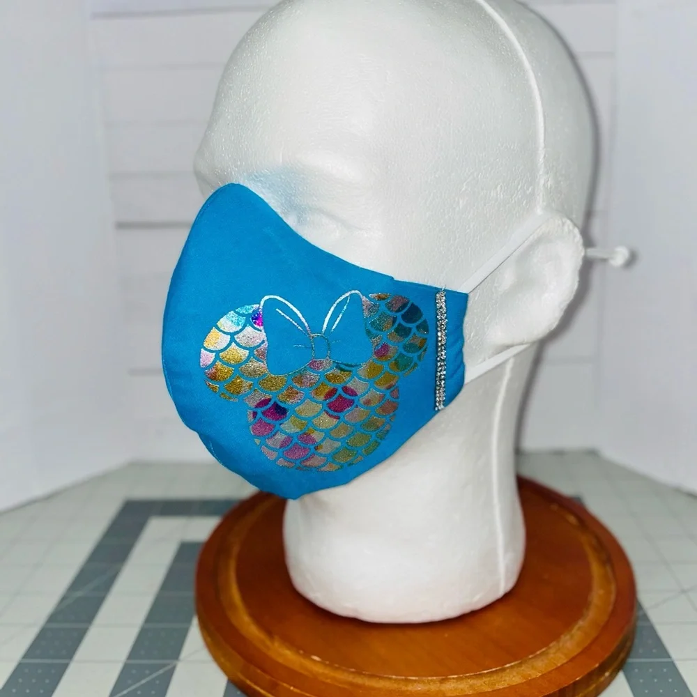 Disney Mickey mouse mermaid face mask